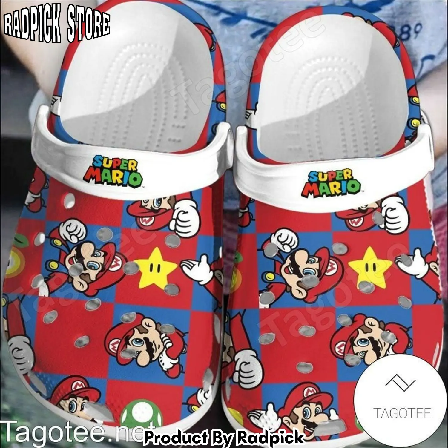 Radpick super mario game clogs shoes comfortable for men women vvk rp6521079
